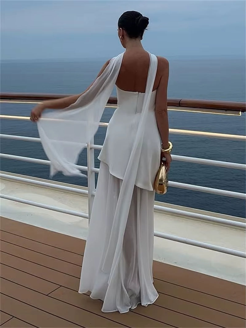 Summer Female with Ribbon Long Dress Elegant Mesh Backless Patchwork Slim Fashion Party Dress Gown Women'S Bodycon Dress